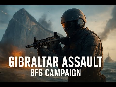 Battlefield 6 – Gibraltar Mission Walkthrough | The Rock & Operation Gladius (Full Gameplay)