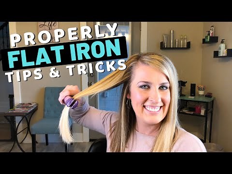 Straighten Your Hair Properly with Flat Iron | Tips for Perfectly Straight Hair without Damage