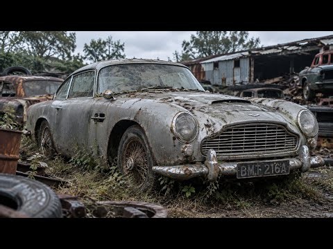 Restoring an Abandoned 1963 Aston Martin DB5 Buried in a Massive Junkyard | Cinematic Restoration