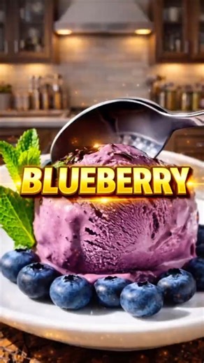 🫐🍨 Healthy Blueberry Ice Cream 😋