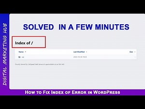 How to Fix Index of Error in WordPress