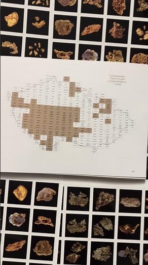 Mapy výskytu zlata v Česku #rawgold