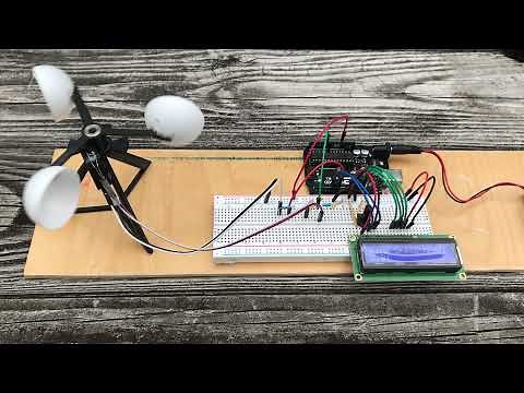 3D Printed Arduino Anemometer