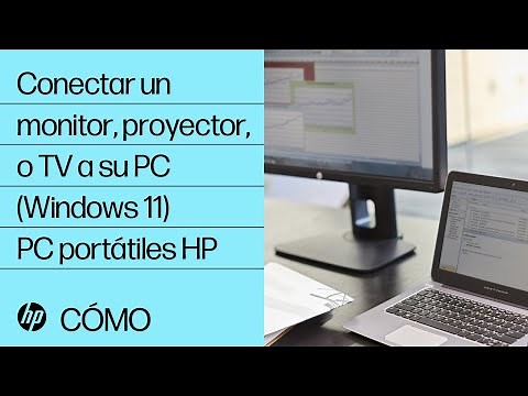 Cómo conectar un monitor, proyector o TV a un PC portátil HP con Windows 11 | HP Support