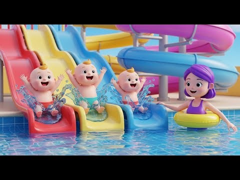Me Too! Song 🏊‍♀️ | Swimming Pool Fun Nursery Rhymes