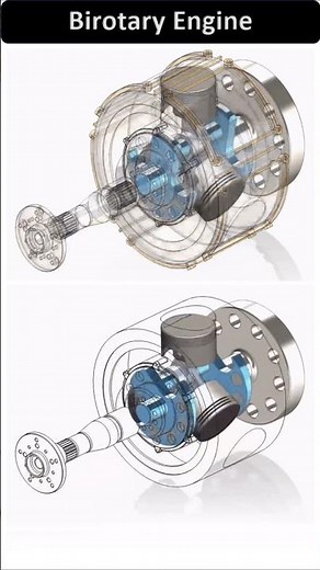 Birotary Engine || INTERNAL COMBUSTION ENGINE🔥#engine#Automobile #automotive#fuel #enginetechnology