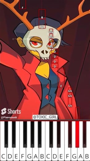 7 MIN IN HEAVEN: Crossbow Cultist x Cultist (@TOXIC_GIRL) - Octave Piano Tutorial