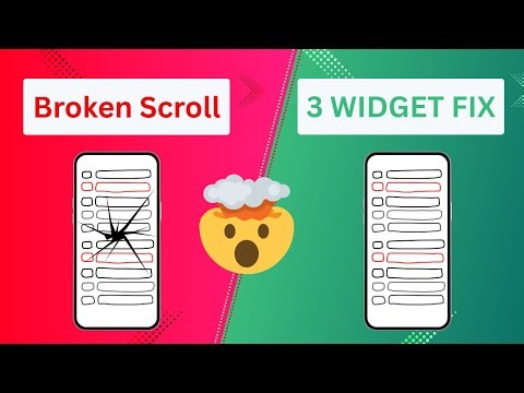 The BIGGEST Mistake You're Making with CustomScrollView and SliverAppBar