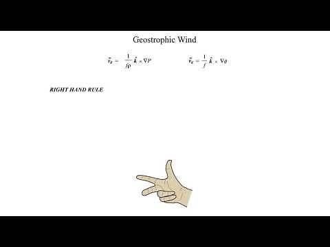 METR2023 - Lecture 6 - Segment 1: Geostrophic Wind