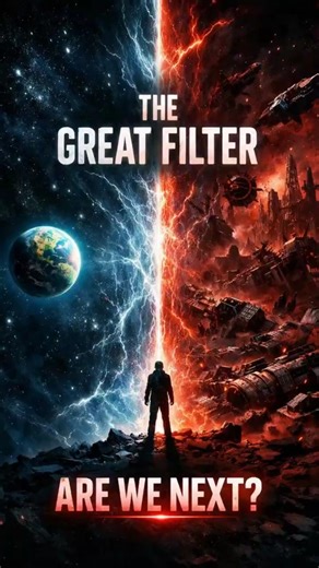 Why the Universe Is Silent? The Great Filter Explained #shorts #greatfilter #science