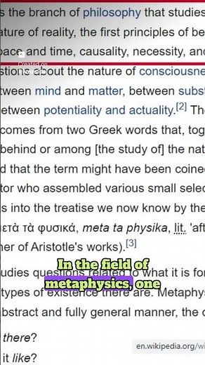 What is Metaphysics: a Philosophical Deep Dive #education #synchronicity #philosophy