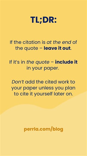 Citing quotes WITH quotes in APA - learn the ins & outs of APA with PERRLA #apa #apa7