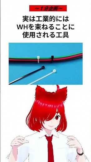 ヒサギの解説 ～万能な装具！インシュロックについて～ #新人vtuber #vtuber #ミリタリー #豆知識 #解説 #shorts