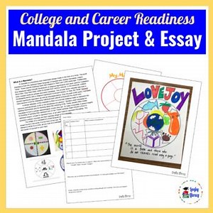 Student Mandala Project and Essay for the avid learner l College Elective Class