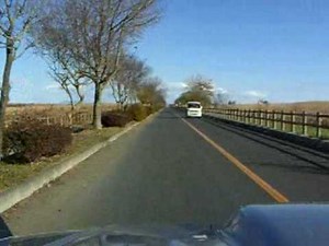 渡良瀬遊水地 ドライブ (中央エントランス→野木町)