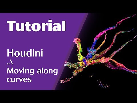 Houdini Tutorial - Moving particles and points along curves