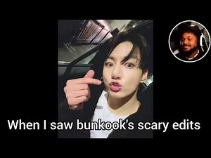 Jungkook's scary edit (warning disturbing photo)