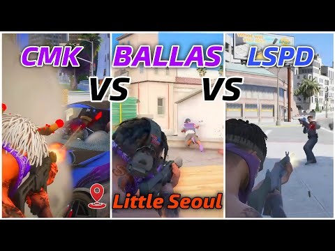 CMK vs BALLAS vs LSPD | DOVUX LIFE