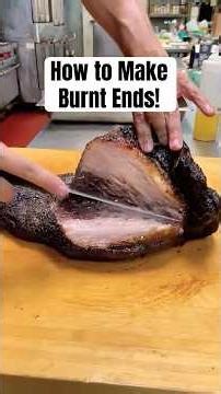How to turn a Brisket Point into Perfect Burnt Ends #bbq #beef #meat #smokedbrisket #burntends #food