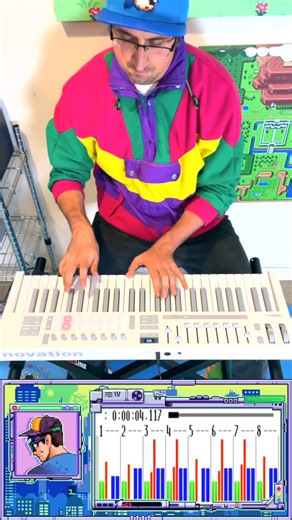 Jake Silverman on Instagram: "Back with another demo of the @wearenovation Launchkey 49 Mark 4. For this one i decided to write a song using the Fixed Chord mode function as the central theme. Its kind of got a Earth Bound/Ninja Turtles type vibe 🤣. I have really enjoyed writing and playing with this board and cant recommend it enough. What kind of game can you imagine this song being in. What should i call it? . . #musician #videogamemusic #keyboardist #newmusic #music #videogames #chip