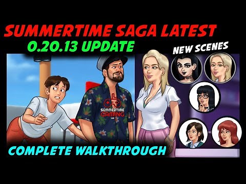 SUMMERTIME SAGA 0.20.13 NEW UPDATE GAMEPLAY 🔥 PRE TECH UPDATE PART 3 🔥 LATEST VERSION WALKTHROUGH