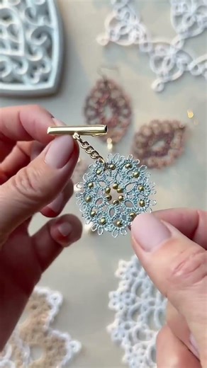 #tattingdesign #weaving #tatting #frivolite