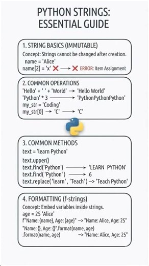 Strings in Python #coding #datastructuresandalgorithmsinpython