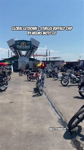 the 60 day chopper at @weemsmotorco Global Getdown @SturgisBuffaloChip #sturgismotorcyclerally