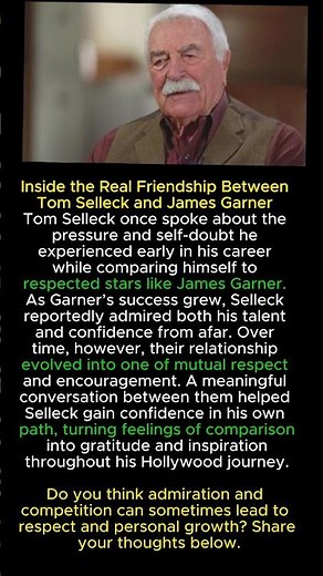 Inside the Real Friendship Between Tom Selleck and James Garner