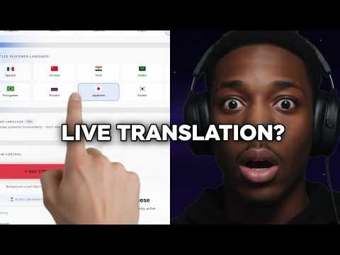How to Add Live Stream Subtitles in OBS and more (Any Language) — StreamTranslate