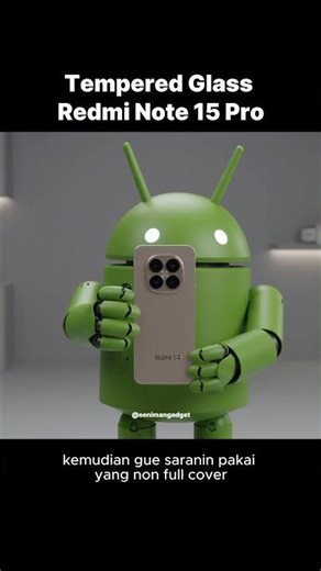 Tempered Glass Redmi Note 15 Pro