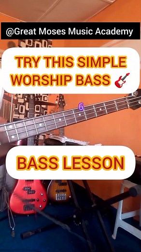 398 reactions · 38 shares | Simple Bassline You Can Use During LIVE Worship  BEGINNER BASS LESSON @ Great Moses Music Academy #howtoplay #worship #bass #beginner #basslessons #basstutorial @highlight | Great Moses | Facebook