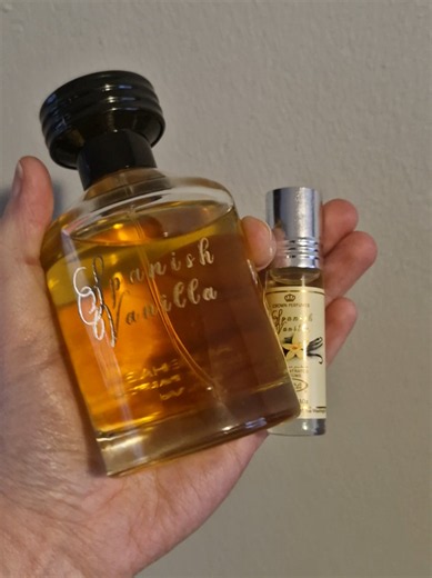 Spanish Vanilla Perfume Concentrated Oil: Creamy Dessert Scent