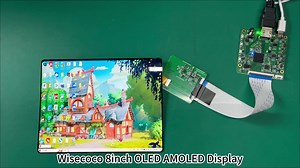 Wisecoco 8 Inch Ultra Thin Oled Screen 2K QHD 60HZ 2480*1860 Resolution Mipi Interface Amoled Display Module for Notebook