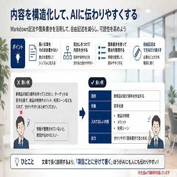 指示プロンプトの基礎 ～プロンプトを構造化しAIに伝わりやすく～