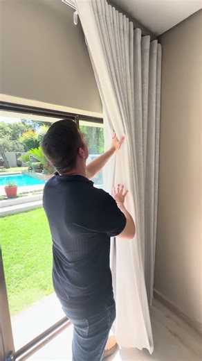 Classic, elegant, and they light up the whole room. #blindconcepts #lightcurtains #wavecur