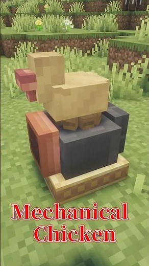 [Minecraft] Create additional MOD. MOD "Create Mechanical Chicken" that adds a machine that gener...