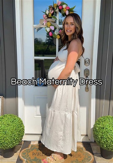 Loving this dress in every stage of pregnancy 🫶🏼 #maternityfashion #maternitydress #pregnancystyle #maternityphotoshoot #bumpfriendly