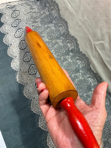 Vintage RED Handle ROLLING PIN 1950’s Vintage Rolling Pin Kitchen Utensils Kitchen Decor Home Decor Collector Birthday or Christmas Gift - Etsy