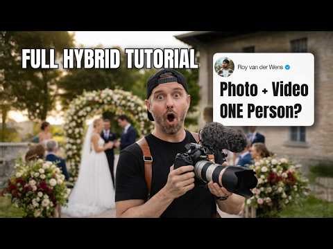 Wedding Photography and Video SOLO (Hybrid Full Tutorial for Canon, Sony, Nikon, Fujifilm)
