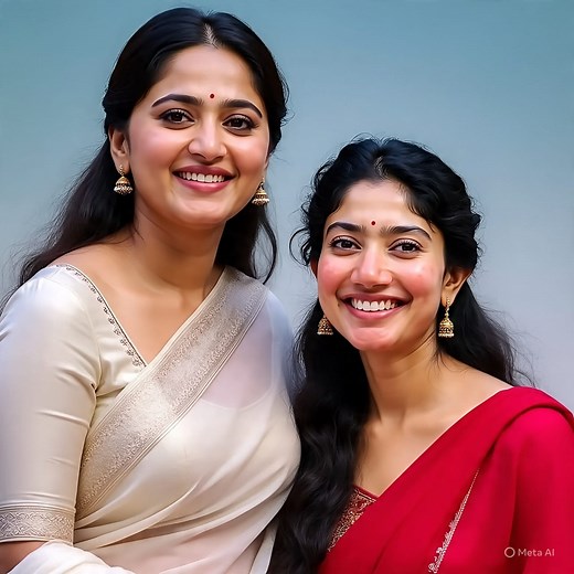 Anushka Shetty & Sai Pallavi—two icons, one frame! Serving major saree vibes: who’s your style queen? Drop your pick in the comments | Anushka Shetty All Fans To