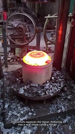 Extreme Forging with a Powerful Hydraulic Press