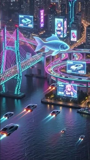 🌆 Futuristic Cyberpunk City | A Stunning Sci-Fi World of Neon & Technology