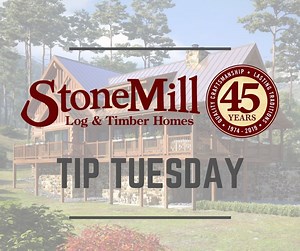 Check out our StoneMill Tip Tuesday Video!!! Mathew Sterchi, Vice President of Sales & Marketing, goes over the topic of cost per square foot for building a log or timber frame home. Hope you enjoy the video and check back next Tuesday for another helpful StoneMill Tip! | StoneMill Log & Timber Homes