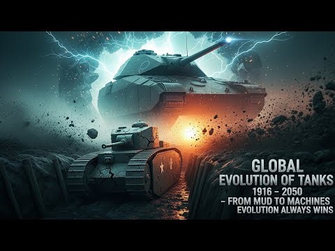 Global Evolution of Tanks From 1916 → 2050 💥This is how tanks evolved and the future is terrifying.