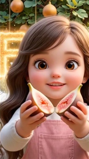 🍈 F Fig | A Apple | Phonics ABC Song | Learn Alphabet Fruits | Kids Education #Shorts #nurseryrhyme