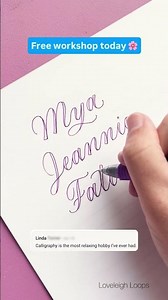 Free Calligraphy Workshop Today! Live Lesson, Beginners Welcome #calligraphyforbeginners #lettering