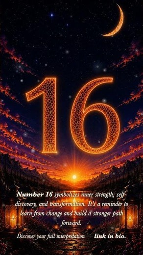 What Does Number 16 Mean? ✨