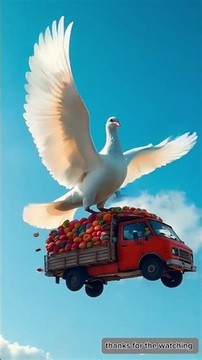 Giant Bird Steals Van!