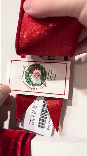 Raz 1" OR 2.5" Red Wired Christmas Ribbon